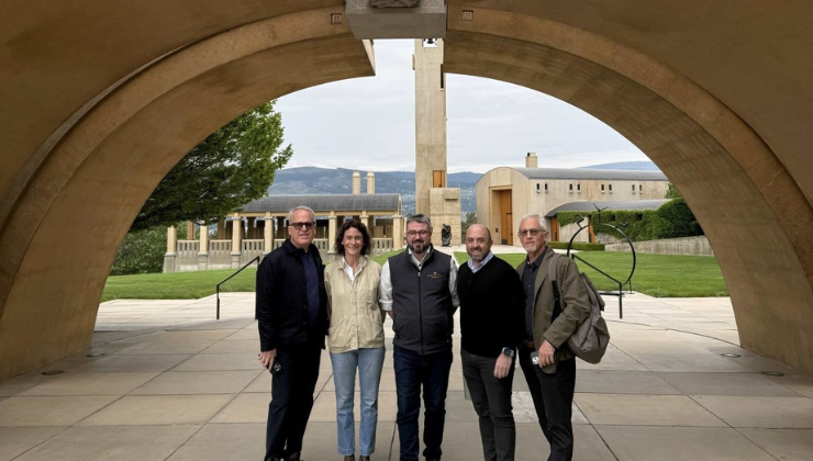 James Suckling visit to Mission Hill Family Estate